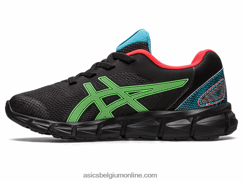 gel-quantum lyte ii kleuterschool V6HXR24295 zwart/groene gekko Asics
