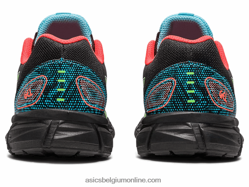 gel-quantum lyte ii kleuterschool V6HXR24295 zwart/groene gekko Asics