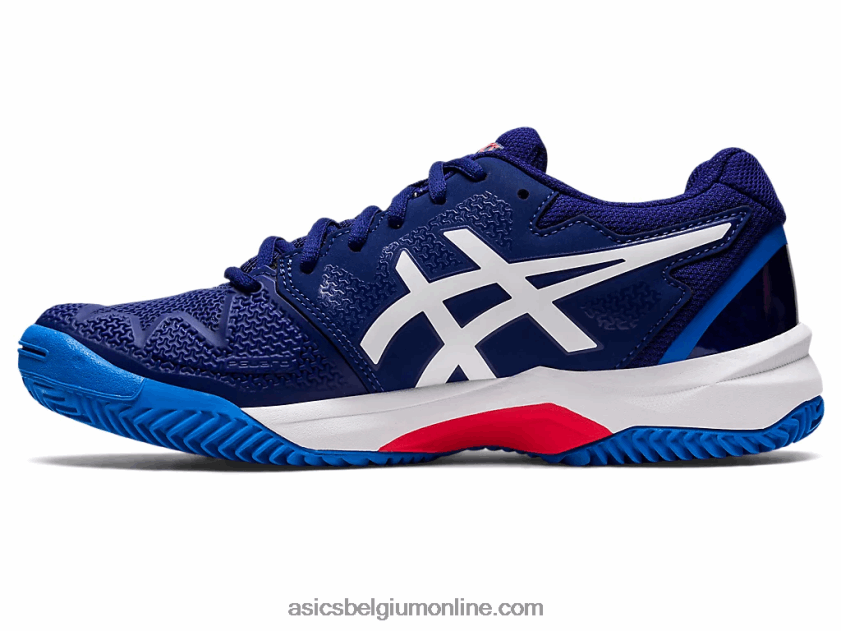 gel-resolutie 8 klei lagere school V6HXR24430 duik blauw/wit Asics