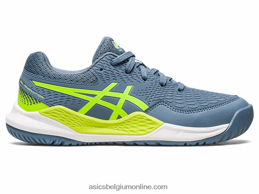 gel-resolutie 9 lagere school V6HXR24219 staalblauw/gevarengroen Asics