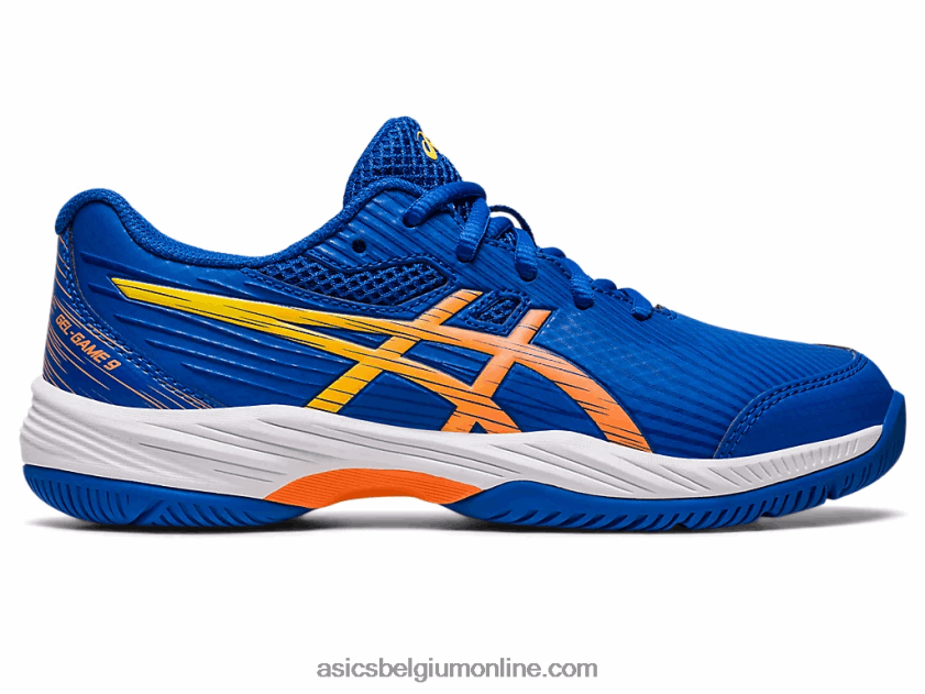 gel-spel 9 lagere school V6HXR24227 tonijnblauw/sunperzik Asics