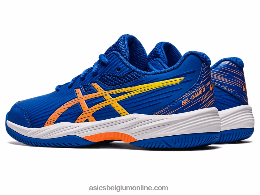 gel-spel 9 lagere school V6HXR24227 tonijnblauw/sunperzik Asics