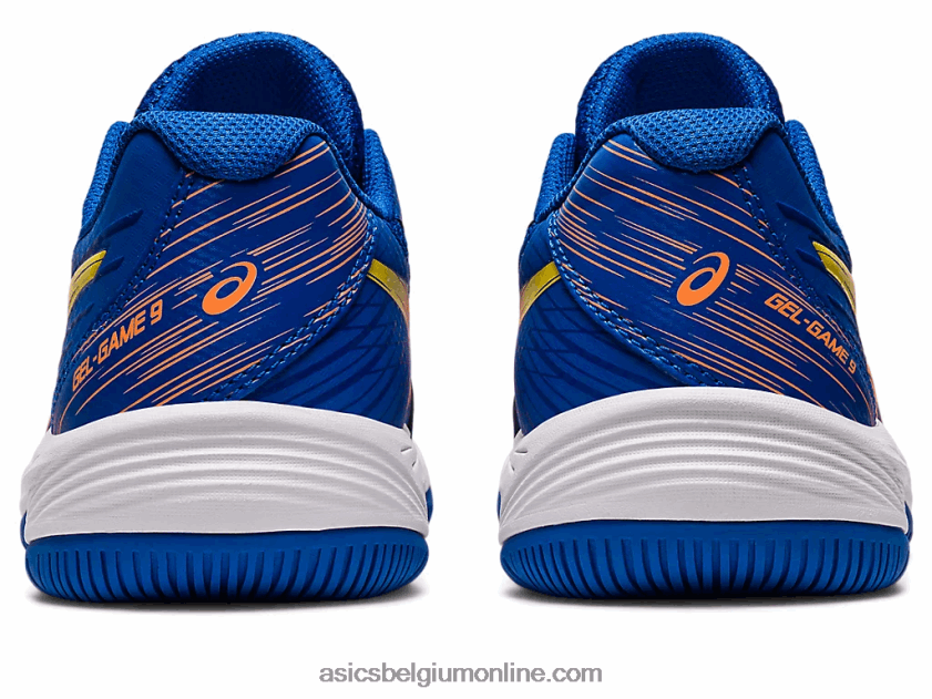 gel-spel 9 lagere school V6HXR24227 tonijnblauw/sunperzik Asics