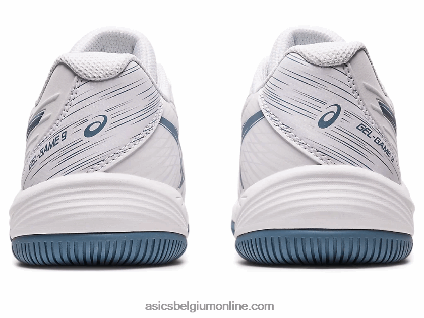 gel-spel 9 lagere school V6HXR24267 wit/staalblauw Asics