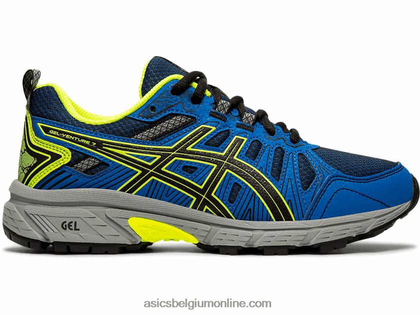gel-venture 7 lagere school V6HXR24570 zwart/veiligheidsgeel Asics
