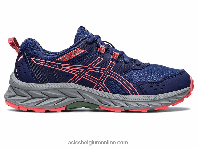 gel-venture 9 lagere school V6HXR24220 indigoblauw/papaja Asics