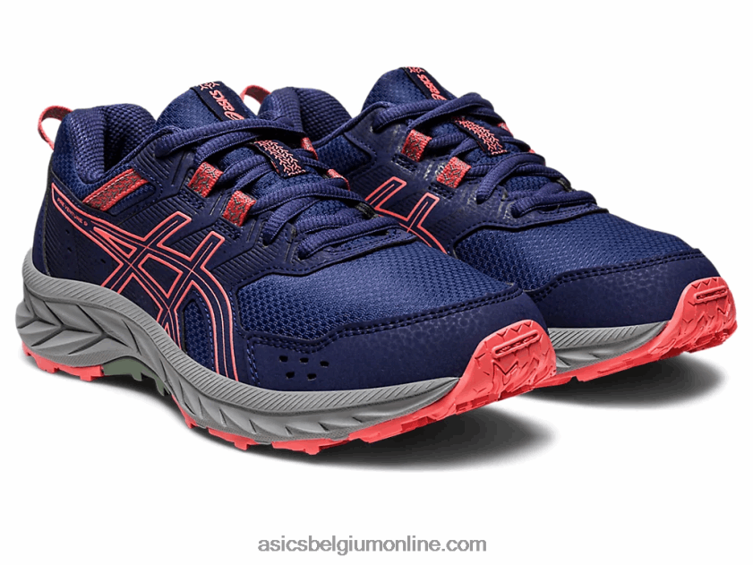 gel-venture 9 lagere school V6HXR24220 indigoblauw/papaja Asics