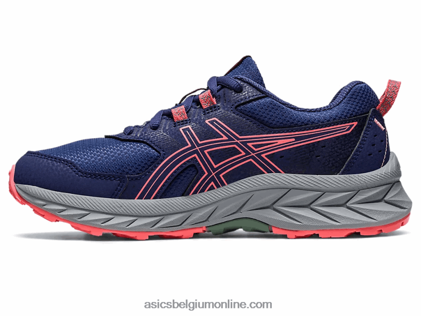 gel-venture 9 lagere school V6HXR24220 indigoblauw/papaja Asics