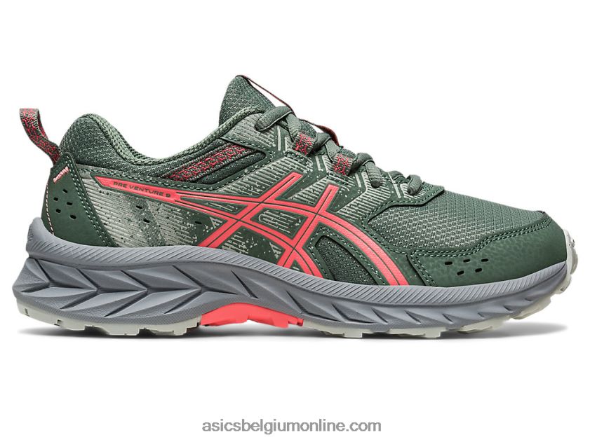 gel-venture 9 lagere school V6HXR24221 klimop/papaja Asics