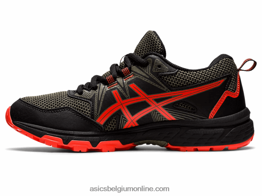 gelventure 8 lagere school V6HXR24389 zwarte/cherrytomaat Asics