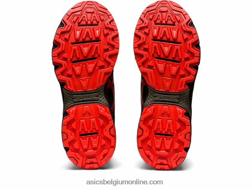 gelventure 8 lagere school V6HXR24389 zwarte/cherrytomaat Asics