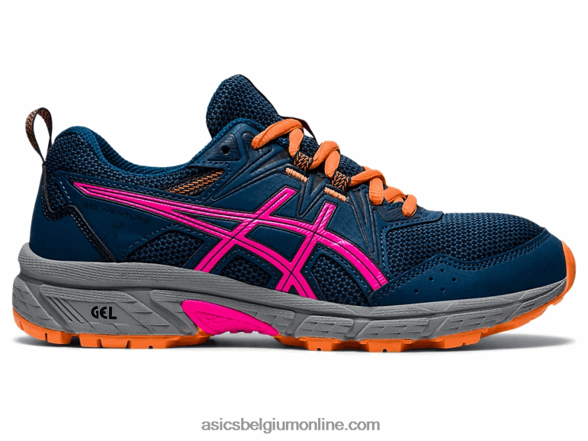 gelventure 8 lagere school V6HXR24494 mako blauw/roze glo Asics