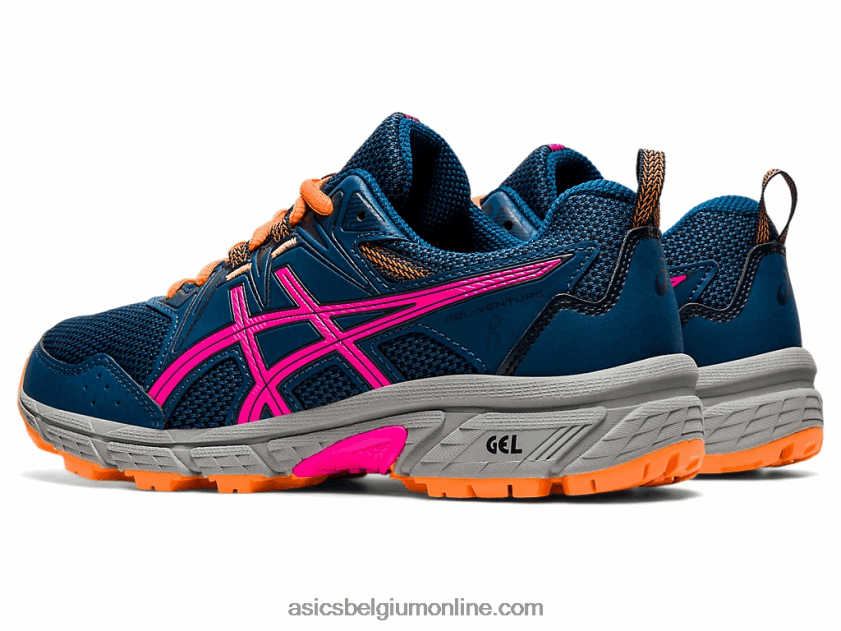 gelventure 8 lagere school V6HXR24494 mako blauw/roze glo Asics