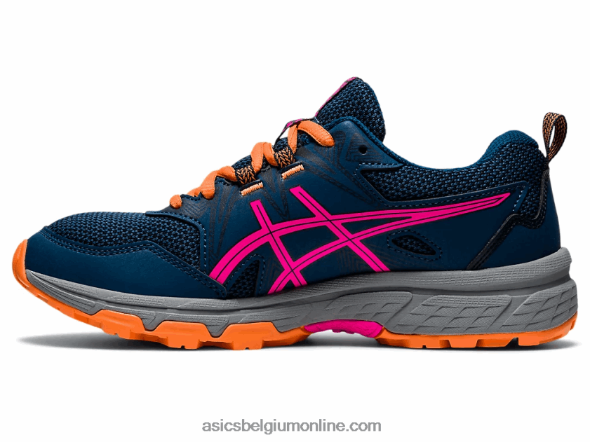 gelventure 8 lagere school V6HXR24494 mako blauw/roze glo Asics