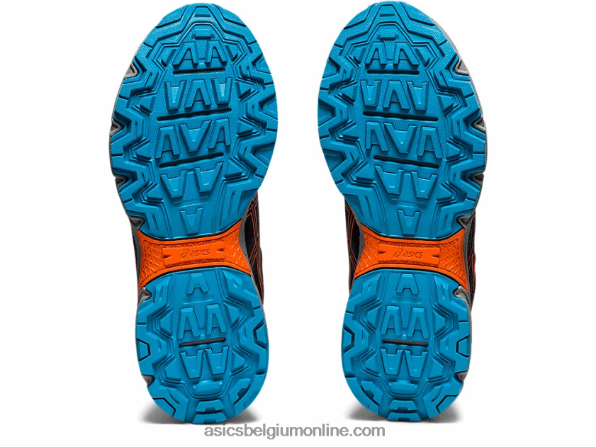 gelventure 8 lagere school V6HXR24496 zwart/goudsbloem oranje Asics