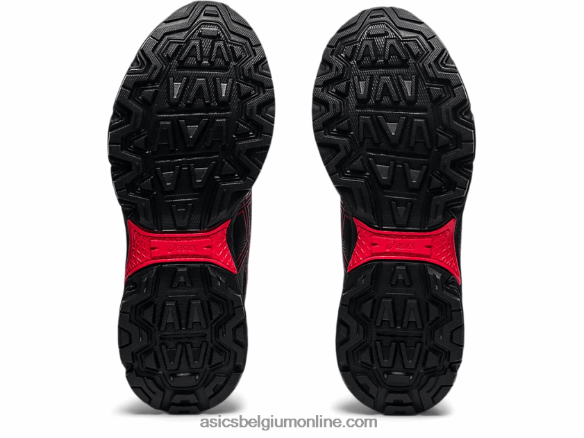 gelventure 8 lagere school V6HXR24508 zwart/elektrisch rood Asics