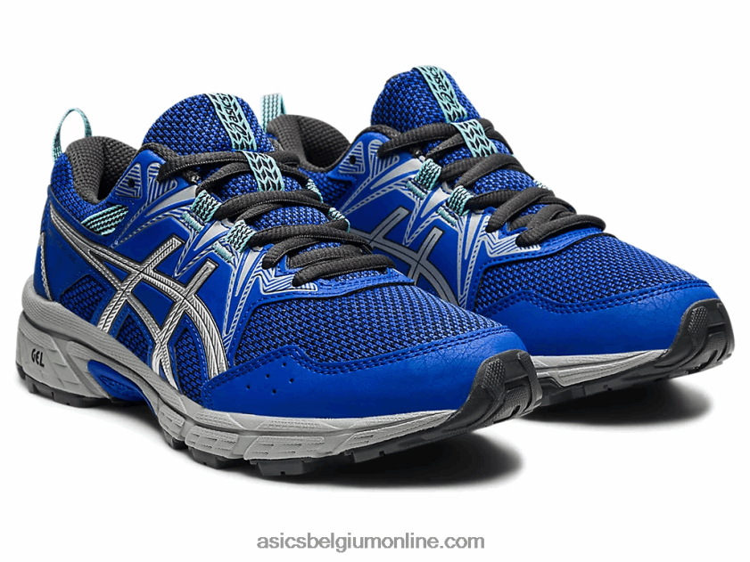 gelventure 8 lagere school V6HXR24509 lapis lazuli blauw/zuiver zilver Asics