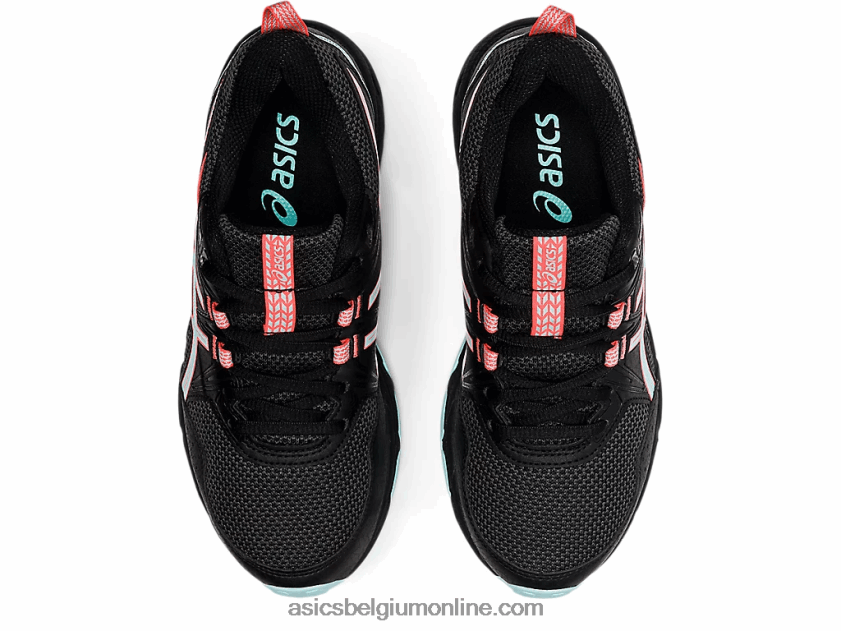 gelventure 8 lagere school V6HXR24510 zwart/helder blauw Asics