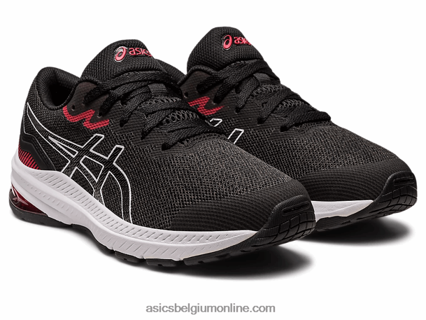 gt-1000 11 lagere school V6HXR24255 zwart/elektrisch rood Asics