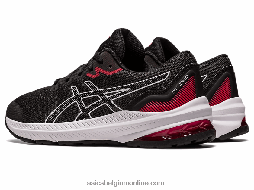 gt-1000 11 lagere school V6HXR24255 zwart/elektrisch rood Asics