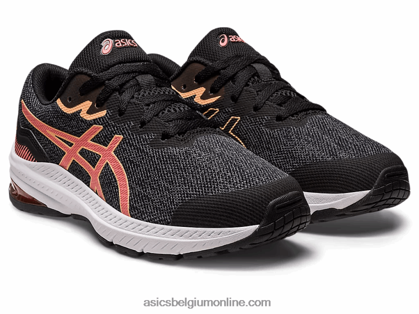 gt-1000 11 lagere school V6HXR24292 zwart/papaja Asics