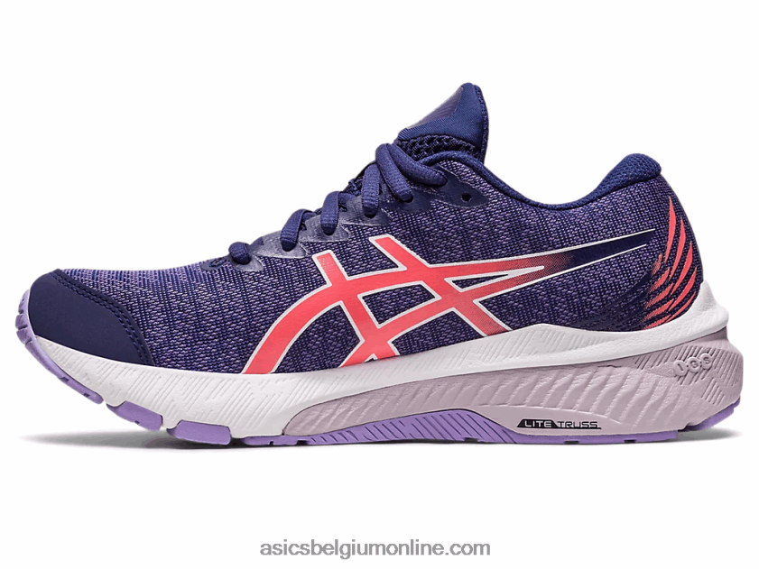 gt-2000 11 lagere school V6HXR24337 indigoblauw/papaja Asics