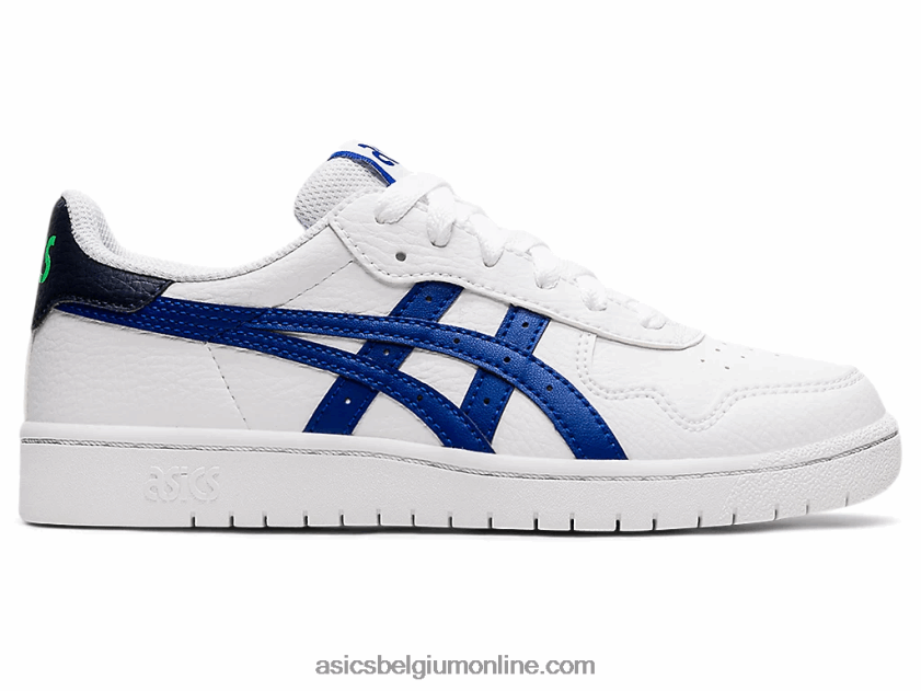 japanse lagere school V6HXR24493 wit/monacoblauw Asics