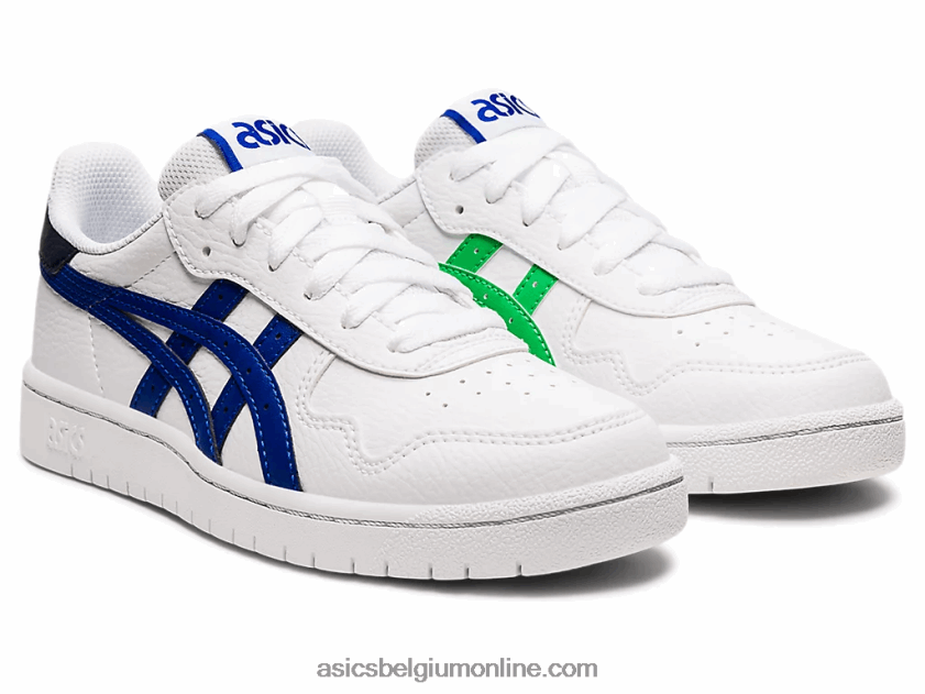 japanse lagere school V6HXR24493 wit/monacoblauw Asics