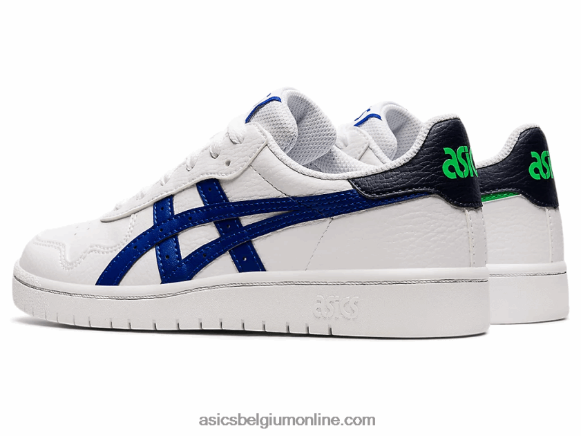 japanse lagere school V6HXR24493 wit/monacoblauw Asics