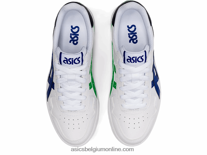 japanse lagere school V6HXR24493 wit/monacoblauw Asics