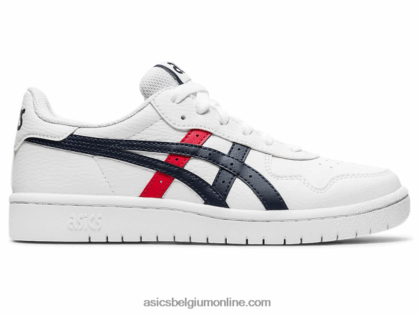 japanse lagere school V6HXR24560 wit/klassiek rood Asics