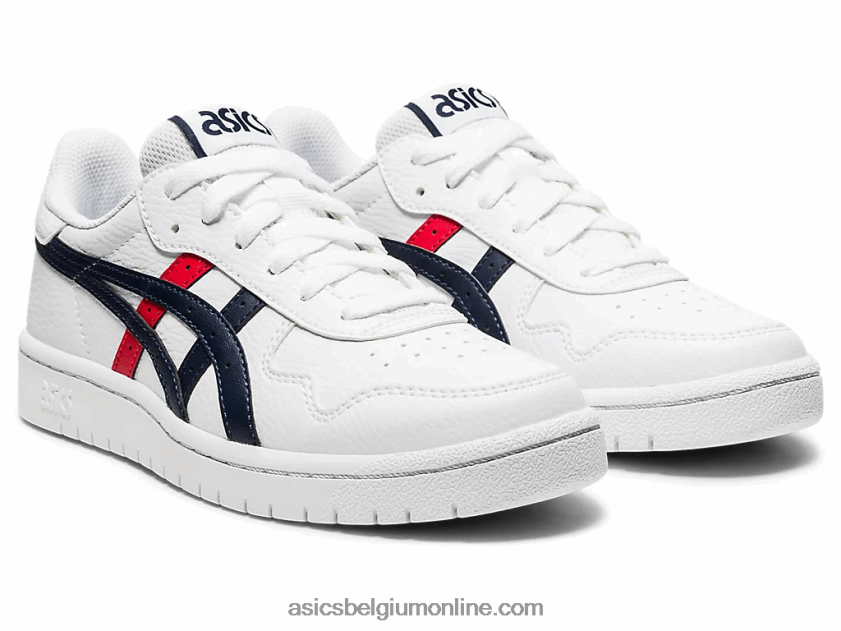 japanse lagere school V6HXR24560 wit/klassiek rood Asics