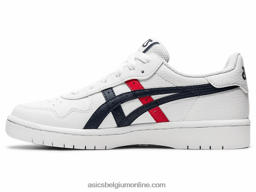 japanse lagere school V6HXR24560 wit/klassiek rood Asics