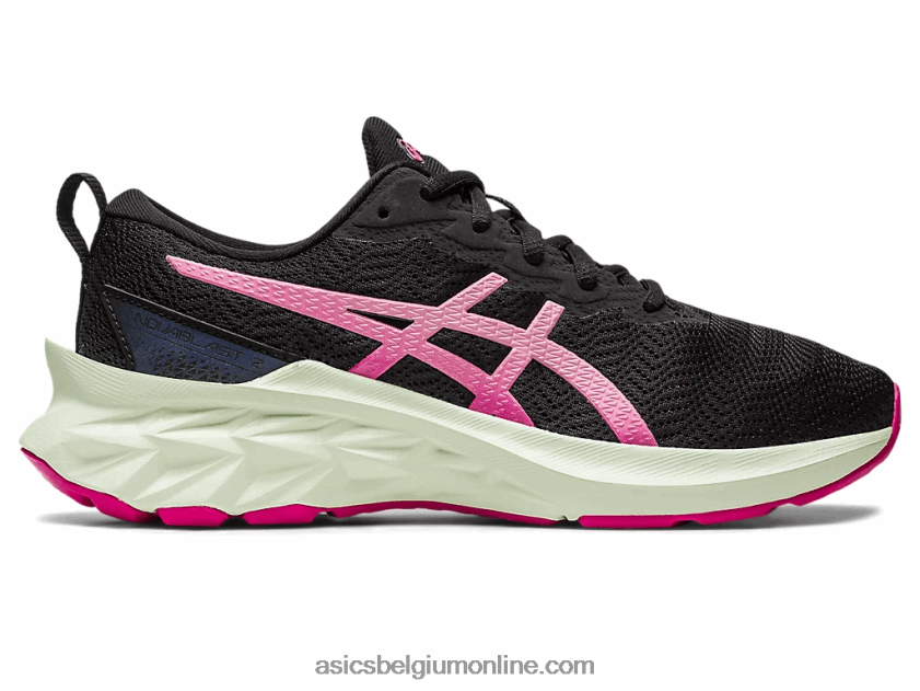 novablast 2 lagere school V6HXR24282 zwart/fruitpunch Asics