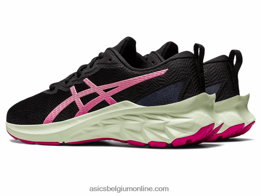 novablast 2 lagere school V6HXR24282 zwart/fruitpunch Asics