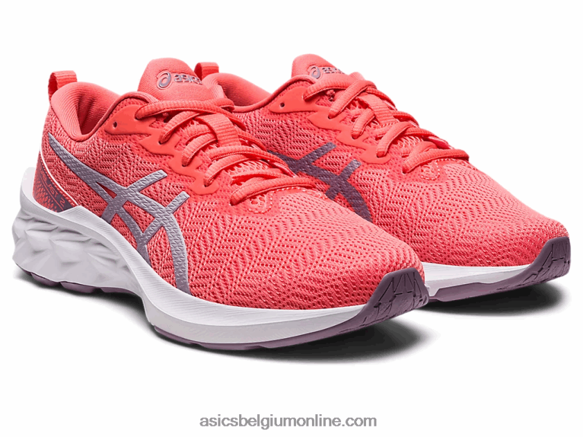 novablast 2 lagere school V6HXR24285 papaya/schemerviolet Asics