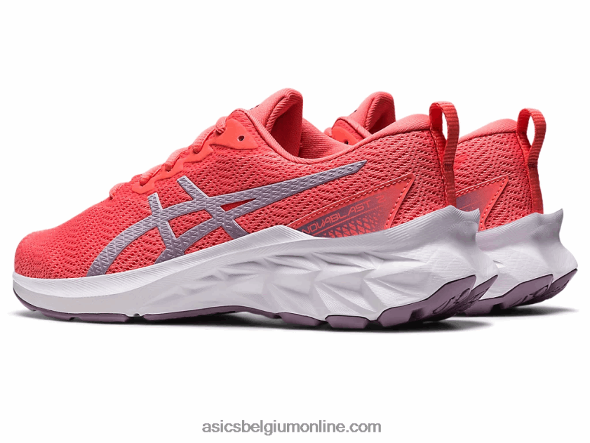 novablast 2 lagere school V6HXR24285 papaya/schemerviolet Asics