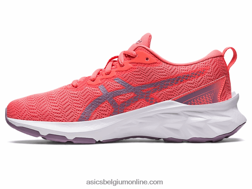 novablast 2 lagere school V6HXR24285 papaya/schemerviolet Asics