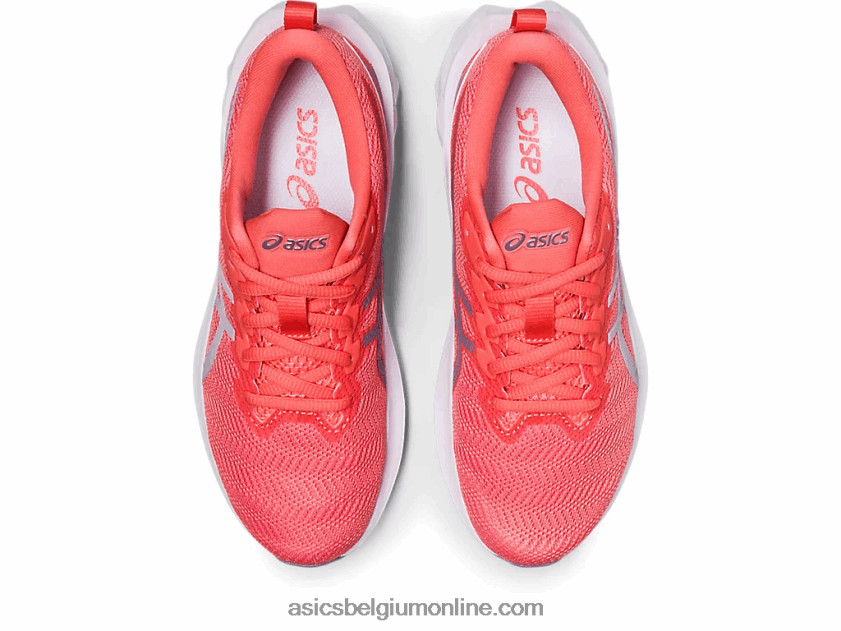 novablast 2 lagere school V6HXR24285 papaya/schemerviolet Asics