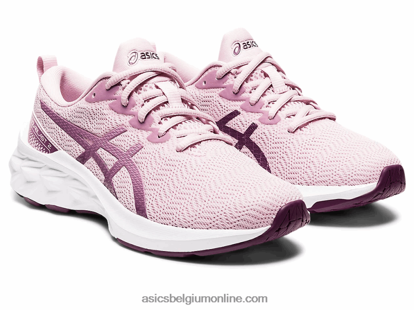 novablast 2 lagere school V6HXR24343 nauwelijks rosé/puur zilver Asics
