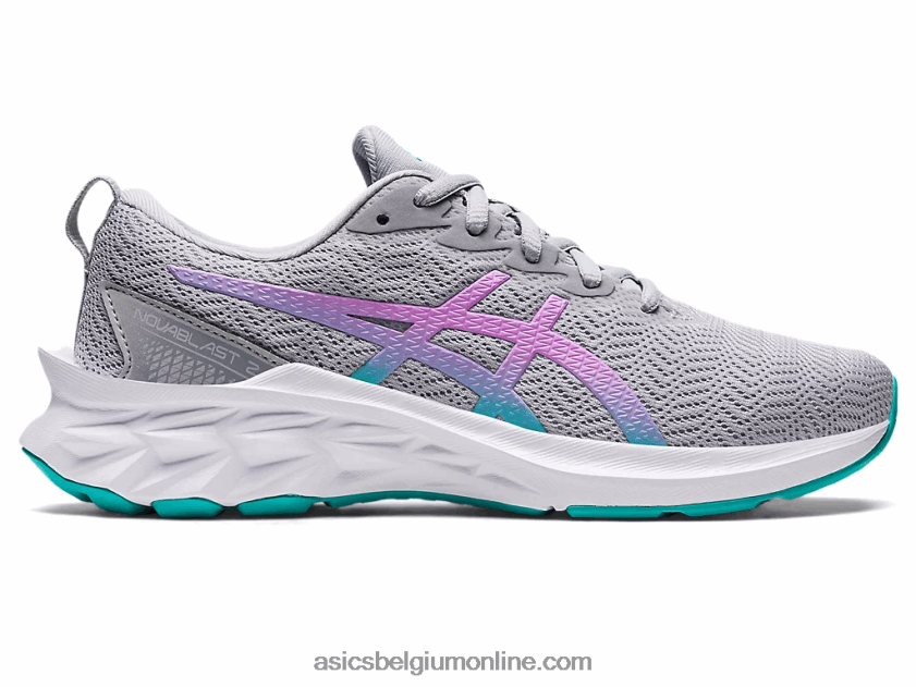 novablast 2 lagere school V6HXR24427 piemonte grijs/lavendel gloed Asics