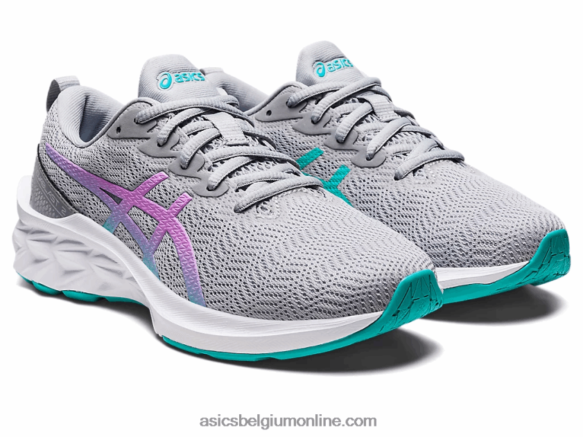 novablast 2 lagere school V6HXR24427 piemonte grijs/lavendel gloed Asics
