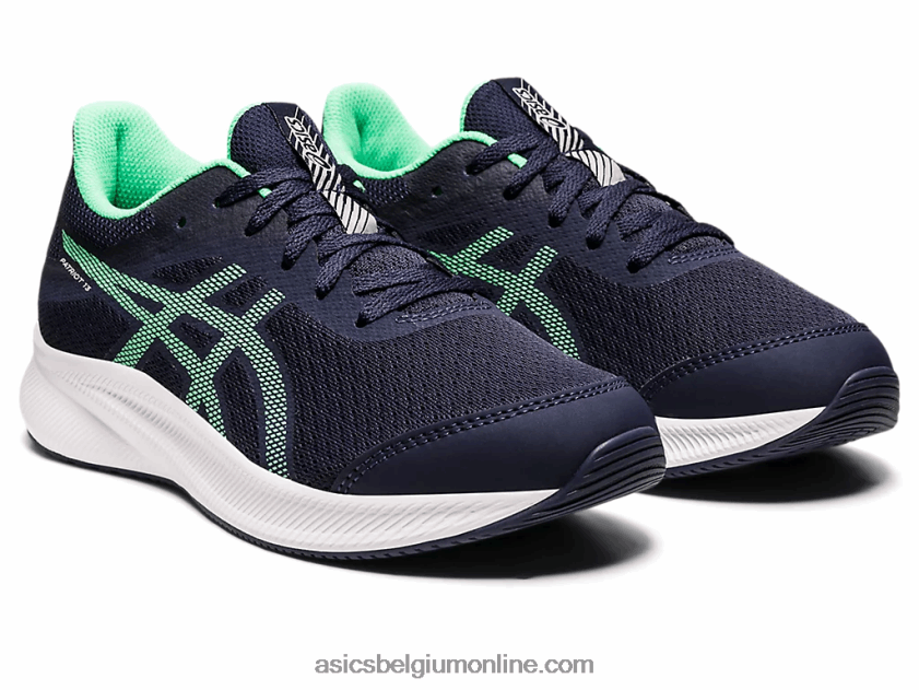 patriot 13 lagere school V6HXR24439 middernacht/nieuw blad Asics