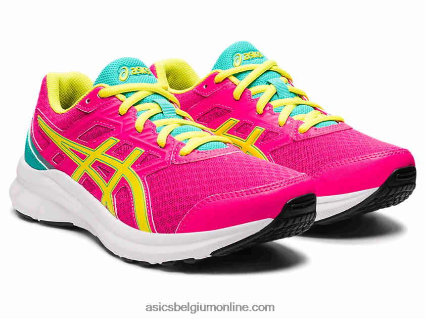 schok 3 lagere school V6HXR24490 roze glo/zure yuzu Asics