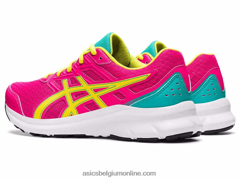schok 3 lagere school V6HXR24490 roze glo/zure yuzu Asics