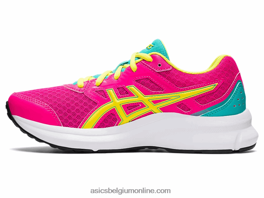 schok 3 lagere school V6HXR24490 roze glo/zure yuzu Asics