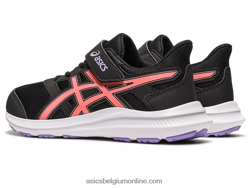 schok 4 kleuterschool V6HXR24274 zwart/papaja Asics