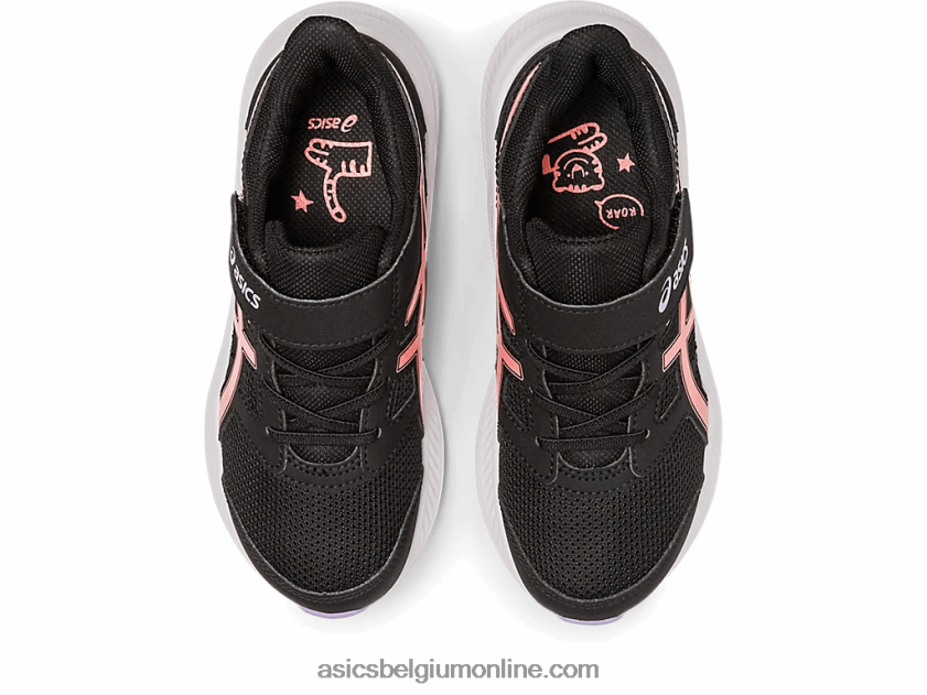 schok 4 kleuterschool V6HXR24274 zwart/papaja Asics
