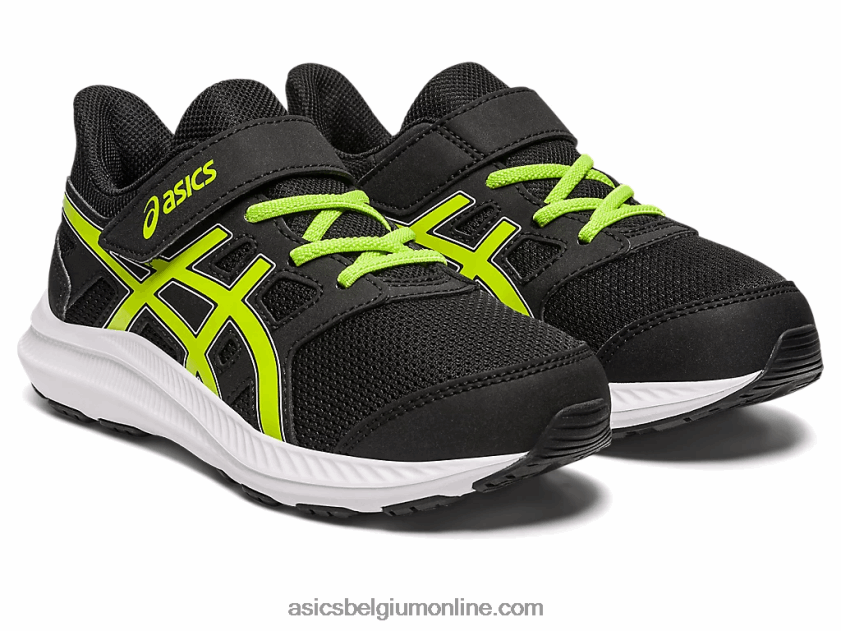 schok 4 kleuterschool V6HXR24275 zwarte/limoenschil Asics