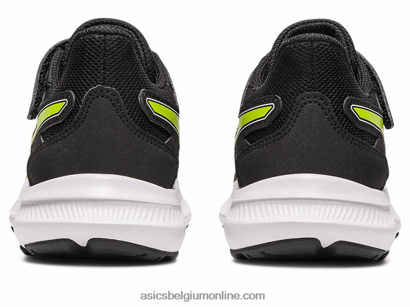 schok 4 kleuterschool V6HXR24275 zwarte/limoenschil Asics